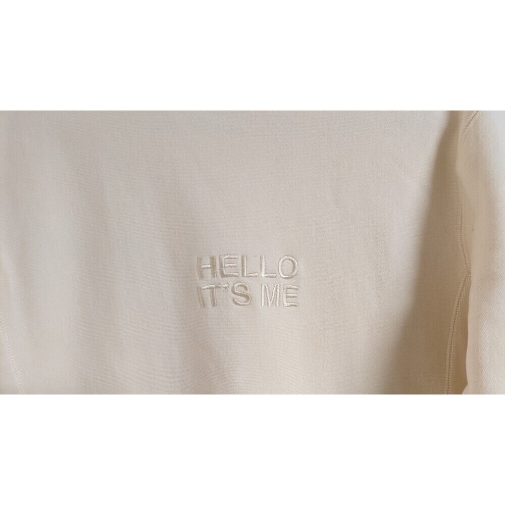 ADELE "Hello It's Me" Cotton Blend Concert Sweatshirt Las Vegas Fleece Lined LG - Picture 3 of 11